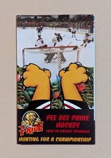 1998-99 Pee Dee Pride Hockey Pocket Schedule ECHL 🏒🥅 🚩