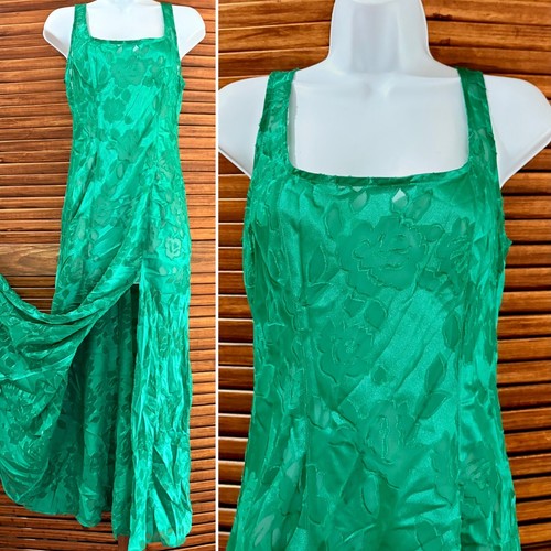 Victoria's Secret Gold Label Green Semi Sheer Nightgown, Slip Dress or Cover Up