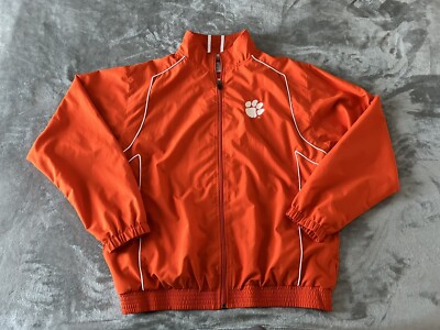 Russell Athletic Clemson Tigers Men's Large Windbreaker Full Zip
