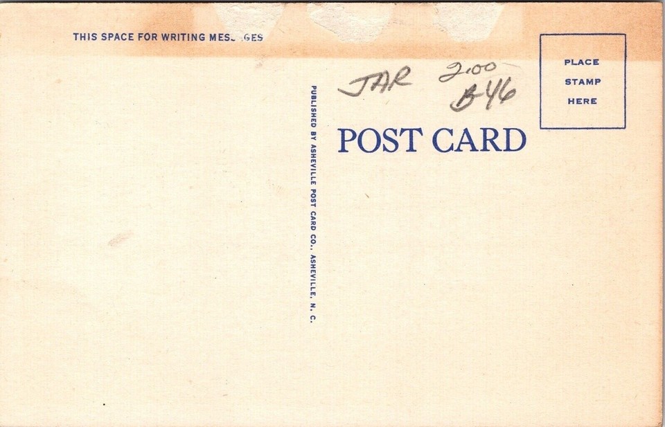 Marion High School Virginia VA Linen Postcard VTG UNP Vintage Unused US