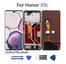 For Honor X9C OLED LCD Display Touch Screen Digitizer Assembly With Frame