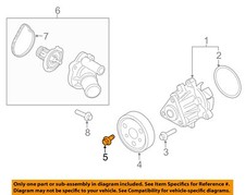 FORD OEM 06-23 Bronco Sport Cooling Water Pump-Pulley Bolt W500221S437