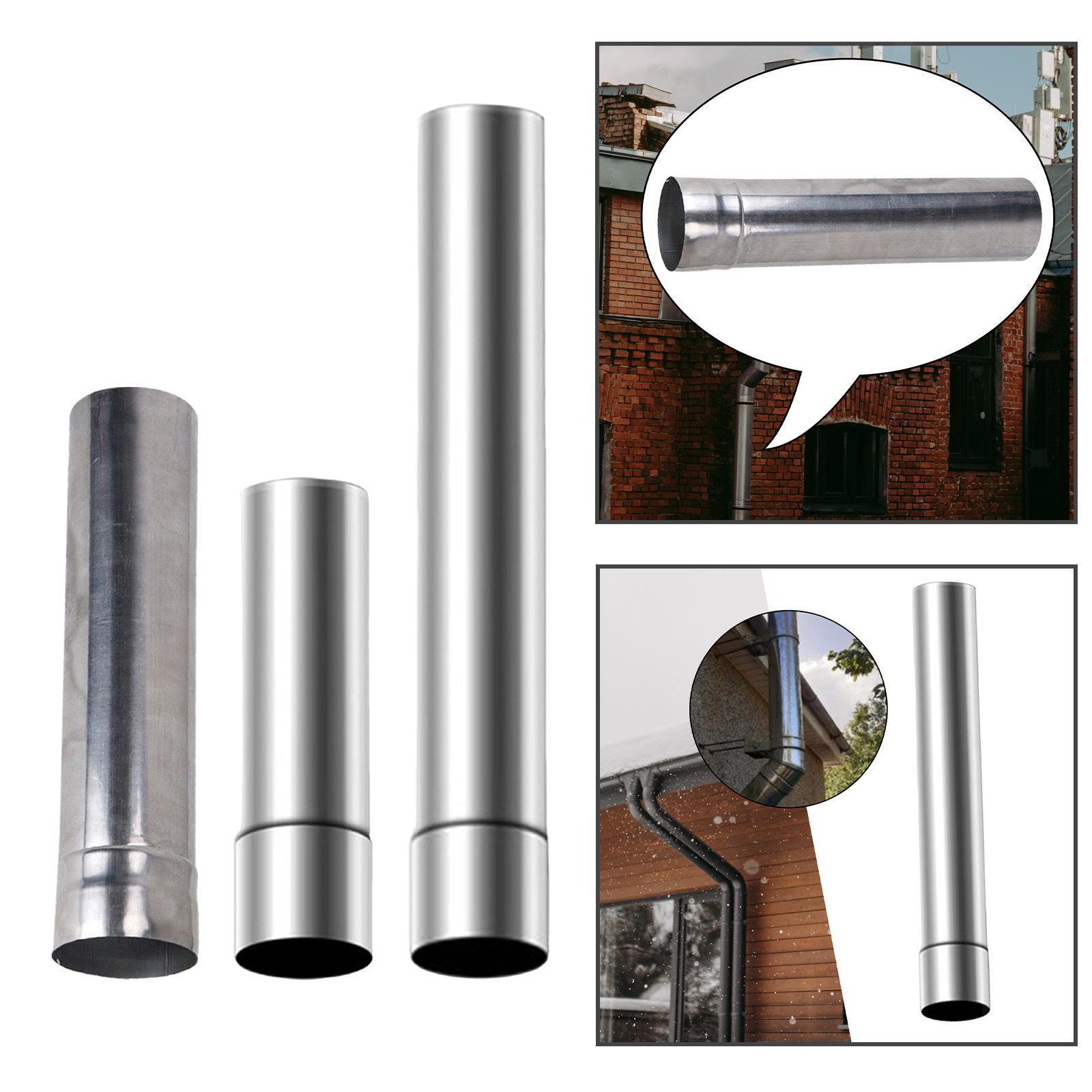 Straight Stove Pipe Chimney Flue Extension Tube for Wood Log Burning Stove  | eBay