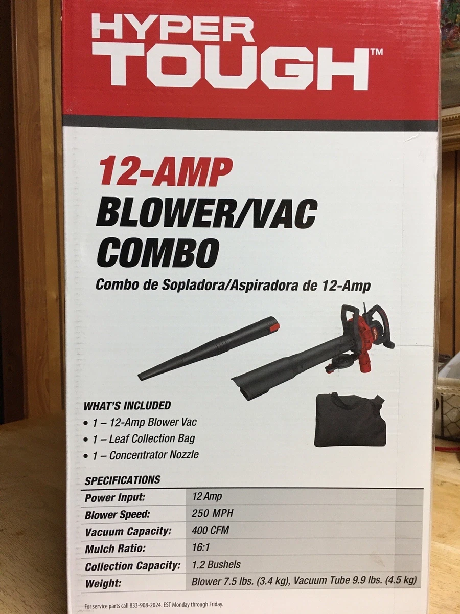 Hyper tough 12 amp cheap 400 cfm blower vac electric