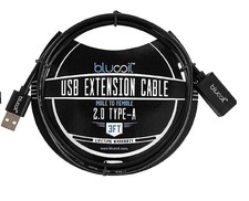 3FT USB 2.0 A Male to A Female Extension Cable Extender Adapter Cord 3 feet