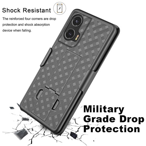 For Motorola Moto G Power/G Play/G Stylus/G 5G 2024 Case Belt Clip Holster Cover - Picture 4 of 9