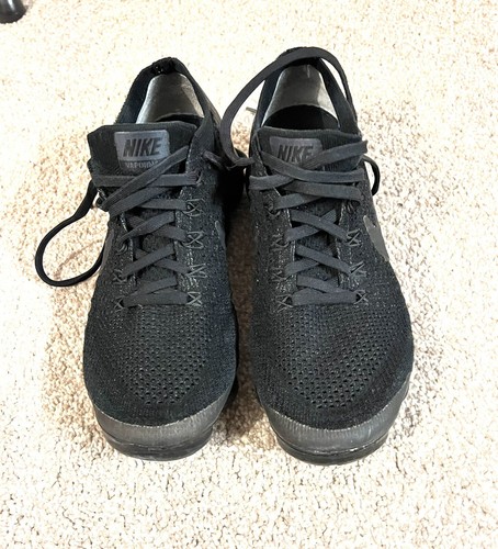 Nike Air Vapormax Flyknit Triple Black Size Uk 5 - Picture 3 of 6