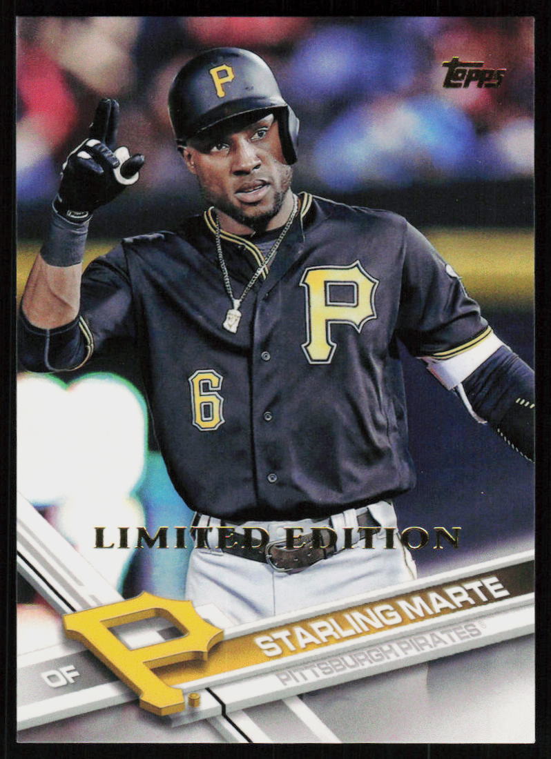 2017 Topps Starling Marte #58 BASEBALL Pittsburgh Pirates Limited Edition