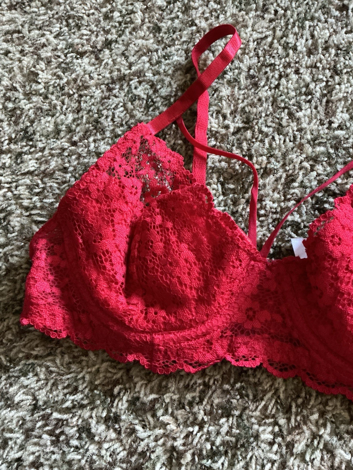 Sofra Bra 34C Red EUC - image 3
