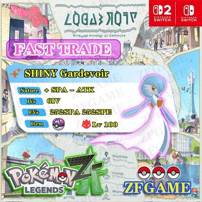  6IV SHINY Gardevoir + EVS   POKEMON LEGENDS ZA Online delivery ALPHA