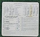 1960 Gulf Mobile & Ohio Railroad Timetable GM&O Springfield St Louis Railway MO — photo 2