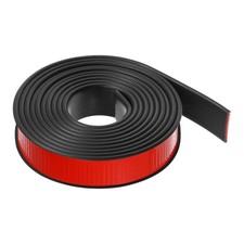28mmx3000mm Flexible TPE Self Adhesive U-Shape Veneer Edging Edge Banding Black