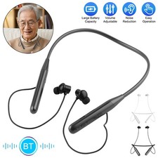 Bone Conduction Bluetooth Hearing Amplifier Rechargeable for Seniors Adults
