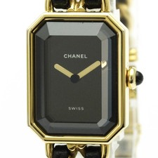 CHANEL Premiere Size L Gold Plated Quartz Ladies Watch H0001 BF591168