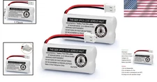 2-Pack Genuine VTech BT162342/BT262342 2.4V 800mAh Cordless Phone Battery Packs