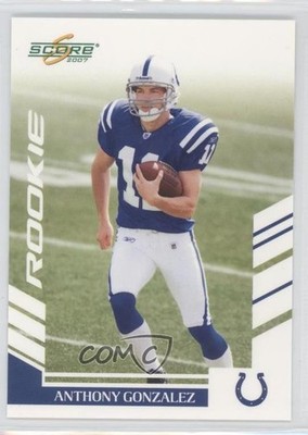 2007 Score Rookie Glossy Anthony Gonzalez #353 Rookie RC 0l2