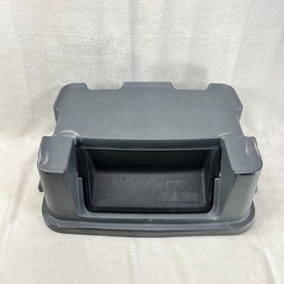 Rubbermaid Commercial Products Roughneck Trash Can Swing Lid, Gray, Plastic,