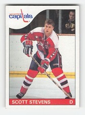 1985-86 Topps #62 Scott Stevens Near Mint or Better