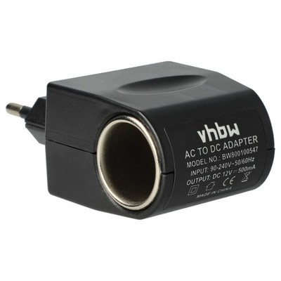 220V-12V AC-DC Adapter Spannungswandler Stecker Zigarettenanzünder 500ma