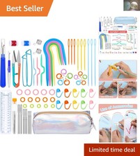 Compact Knitting Supplies and Accessories Set...