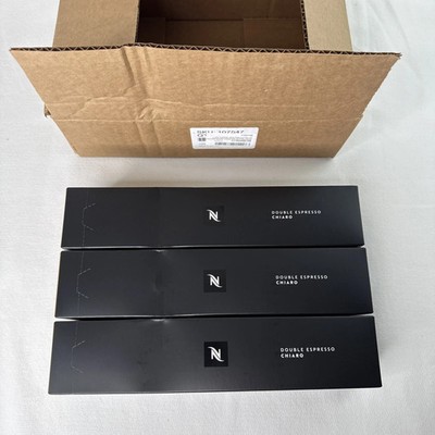 3 PC (30 Count) NESPRESSO Vertuo Double Espresso Chiaro Coffee