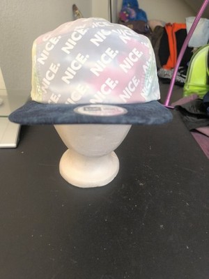 New era x nice kicks multi color five panel colorful clip on hat new