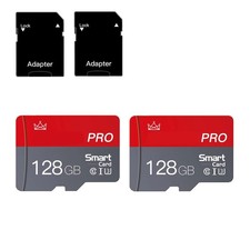 128GB Micro Memory Card Class 10 Memory Cards High Speed Mini TF Card with Ad...