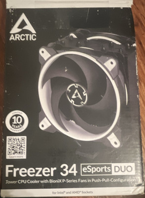 ARCTIC Freezer 34 eSports DUO Tower CPU Cooler Dual 120mm 4-Pin 2100RPM