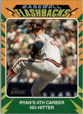 2024 Topps Heritage Baseball Flashbacks #BF4 Nolan Ryan - BB