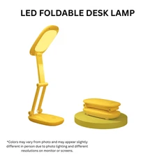 LED Desk Lamp 2-Fold Bracket 3 Brightness Dimmable Rechargeable Wireless Light