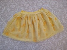 Hanna Andersson 120 6-7 Yellow Tulle Tutu Beauty Beast Princess Belle Skirt