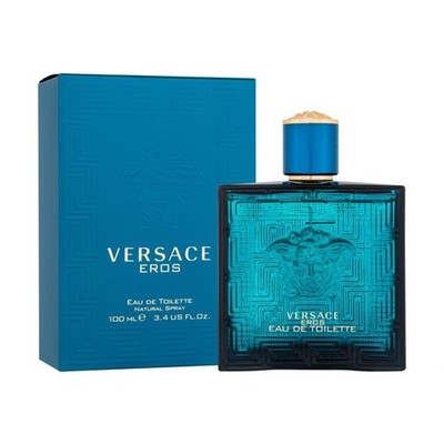 Versace Eros Eau de Toilette - Original Herren Parfum Vaporisateur Natural Spray