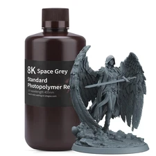 ELEGOO 8K 3D Printer Resin, Standard Photopolymer Resin 405Nm Uv-Curing Resin,