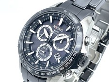 SEIKO ASTRON GPS Radio Wave Solar Men's Chronograph Watch 8X82-0AC0-1 Boxed