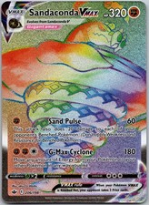 Sandaconda VMAX 206/198 Rainbow Rare Chilling Reign Pokemon Holo Near Mint on eBay