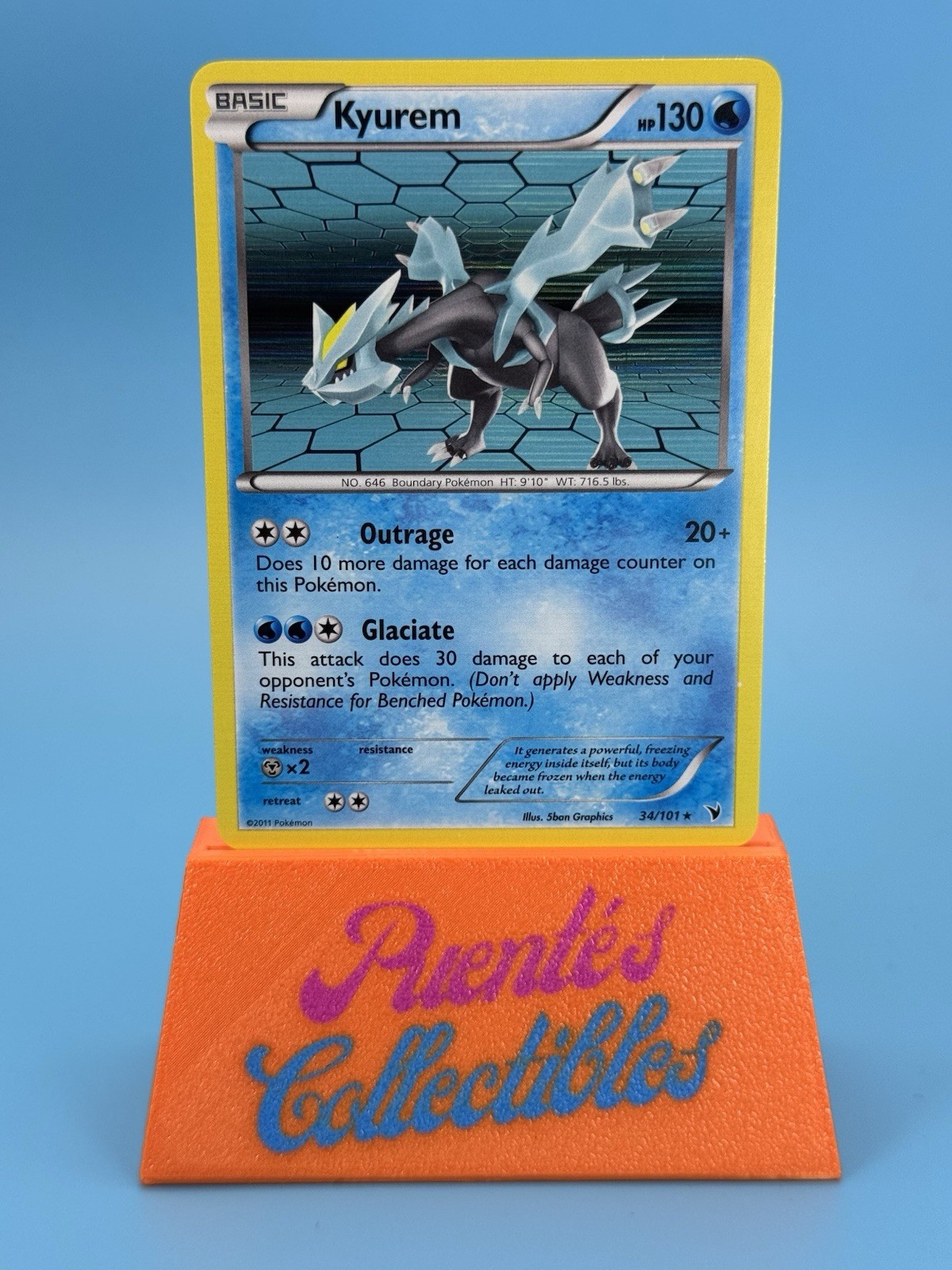 Kyurem 34/101 Noble Victories Holo English Pokemon TCG NM