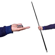 SUMAG Magic Staff Metal Appearing Cane with Video Medium, 43-1/4"/110cm Black