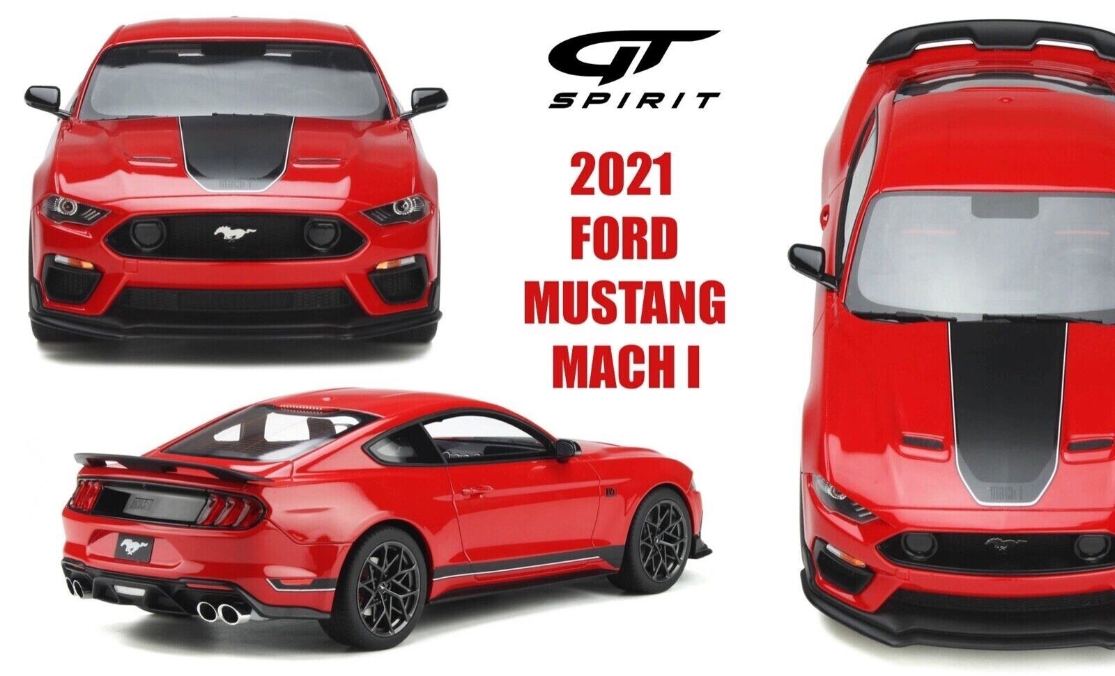 Ford Mustang Mach 1 1:18 GT Spirit voiture miniature de sport pour collectionneur