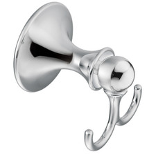 Moen Lounge DN7703CH Double Robe Hook - Chrome R 