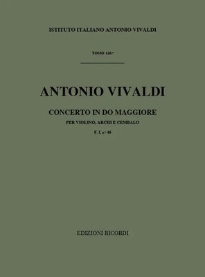 Antonio Vivaldi | Concerto C Major | Partitur | Ricordi | EAN 9790041905709