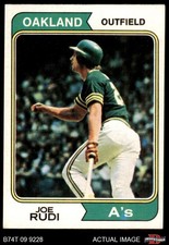1974 Topps #264 Joe Rudi Athletics 6 - EX/MT