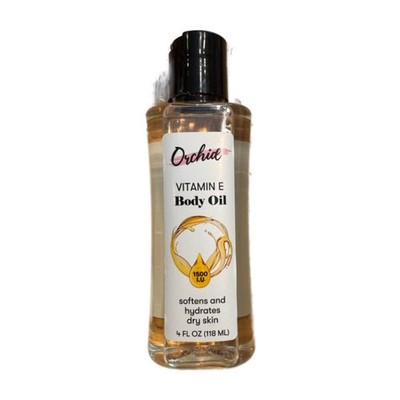 Pack of 2 Vitamin E Body Oil,Softens and Hydrates Dry Skin 1Pack 4 Fl Oz