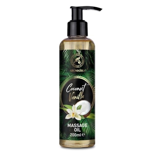 Huile de massage coco vanille pour un rituel spa et relaxation à la maison