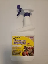 Bonide Go Away Deer & Rabbit Repellent Ready To Use Spray Bottle New 32 Oz