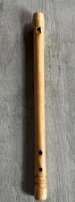 Tabor Pipe (three hole folk whistle) In  B flat Handmade in Peach wood.