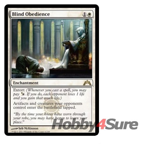 Blind Obedience M/NM Magic: The Gathering MTG Gatecrash