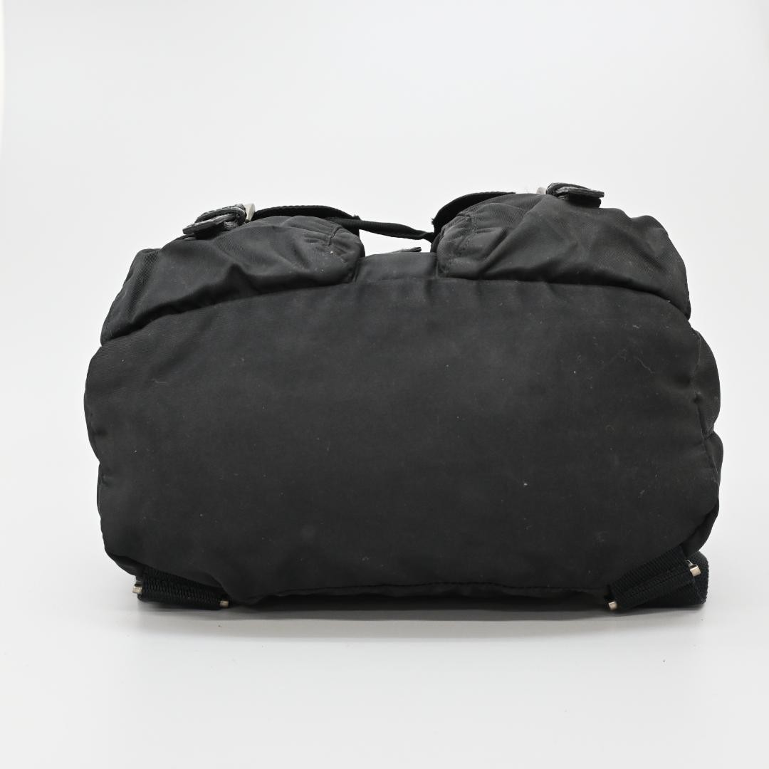 PRADA backpack triangular logo black From Japan P… - image 6