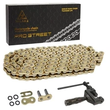 motorcycle chain 520-130L O-Ring with Connecting Master Link and Chain Breaker 