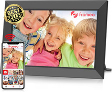 Frameo 10.1" WiFi Digital Photo Frame 32GB HD IPS Touchscreen Auto Rotate Gift