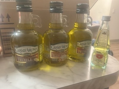 Mantova G Aroma Garlic Olive Oil- 250 White Truffle 55ml , Truffl 4 In Total